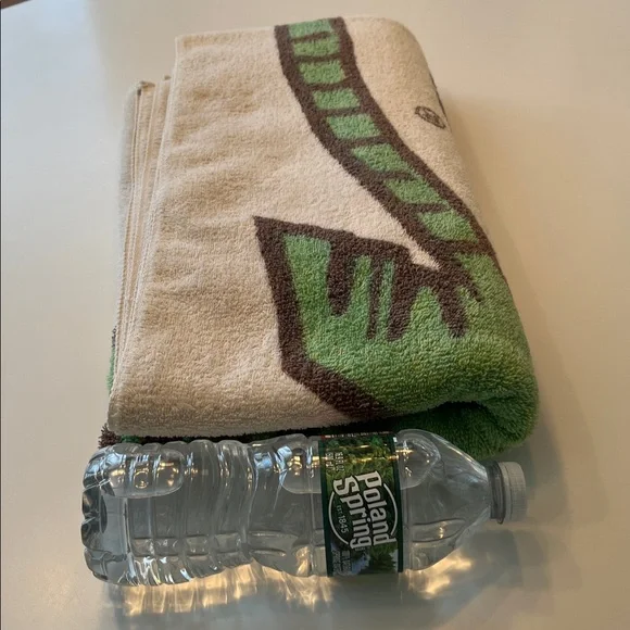 Vintage Coppertone Beach Towel Girl Dog Palm Tree 36X62 Sunscreen Iconic USA - Picture 14 of 14